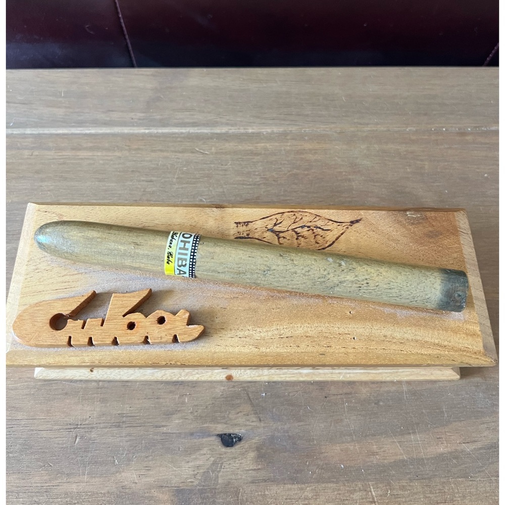 COHIBA wooden cigar box. Excellent condition. Measures 8.5”x2.25”